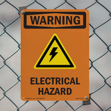 Electrical Hazard With Symbol