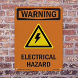 Electrical Hazard With Symbol
