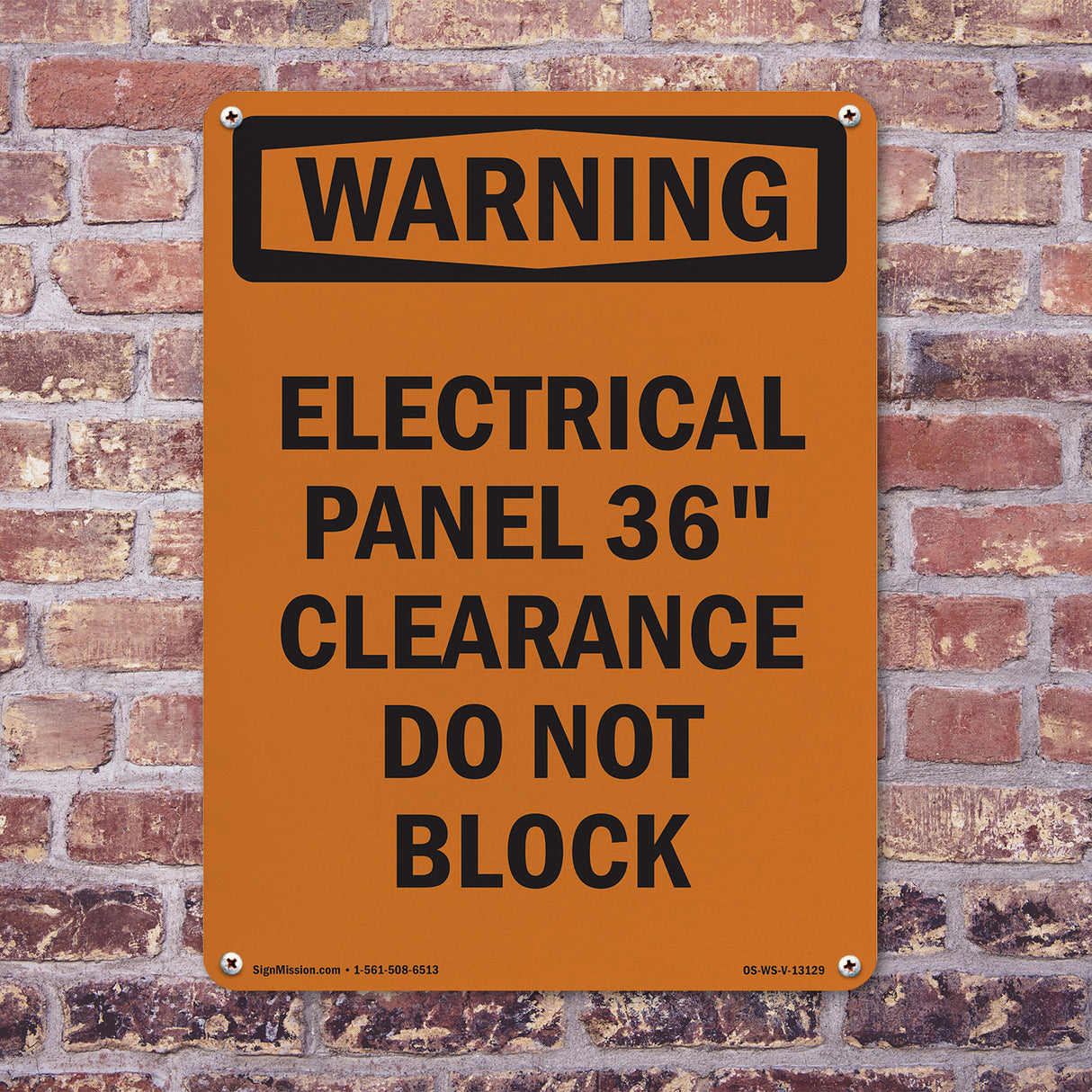 Electrical Panel 36 Clearance Do Not Block