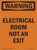 Electrical Room Not An Exit