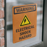 Electrical Shock Hazard With Symbol