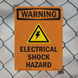 Electrical Shock Hazard With Symbol