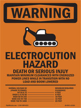 Electrocution Hazard Crane