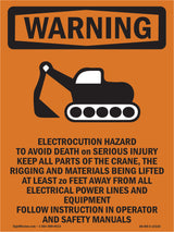 Electrocution Hazard Crane