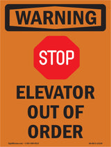 Elevator Out Of Order With Symbol
