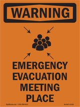 Emergency Evacuation Meeting Place With Symbol