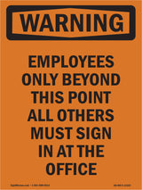 Employees Only Beyond This Point All Others