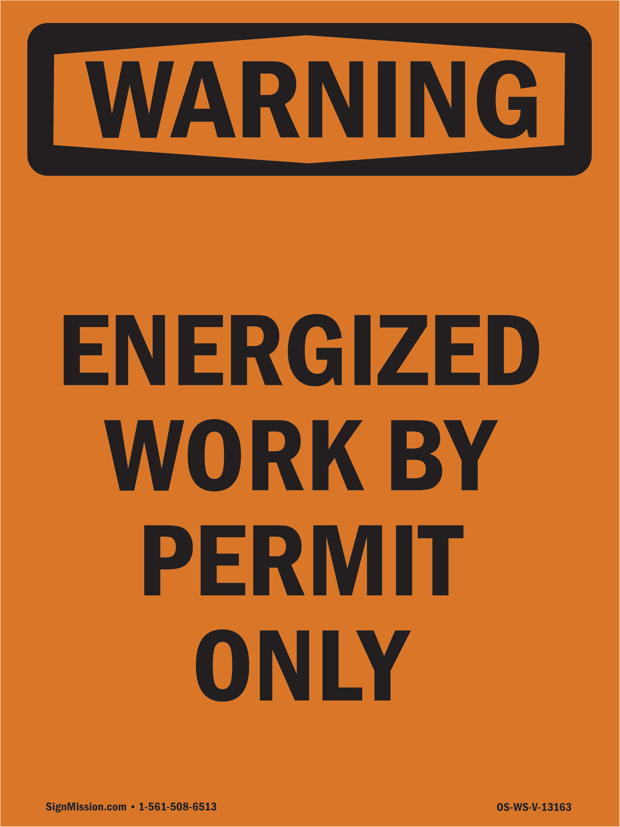 Energized Work By Permit Only