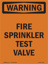 Fire Sprinkler Test Valve