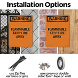 Flammable Keep Fire Away