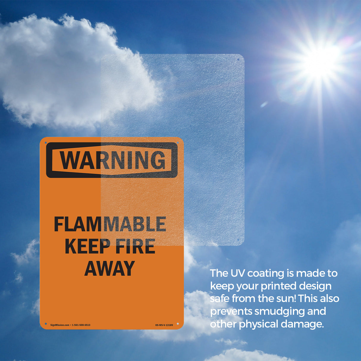 Flammable Keep Fire Away