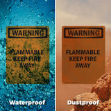 Flammable Keep Fire Away