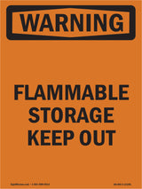 Flammable Storage Keep Out