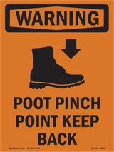 Foot Pinch Point Keep Back