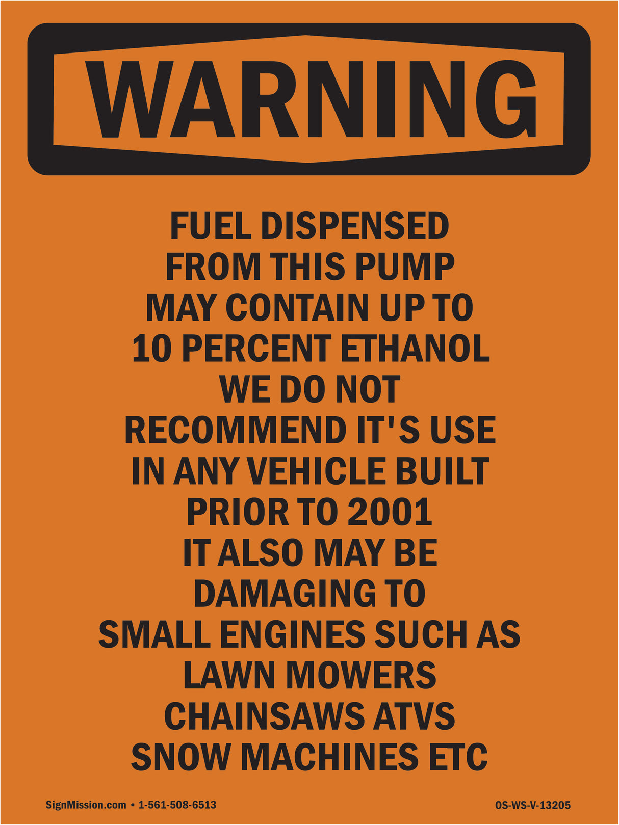 Fuel Dispensed From This Pump May Contain