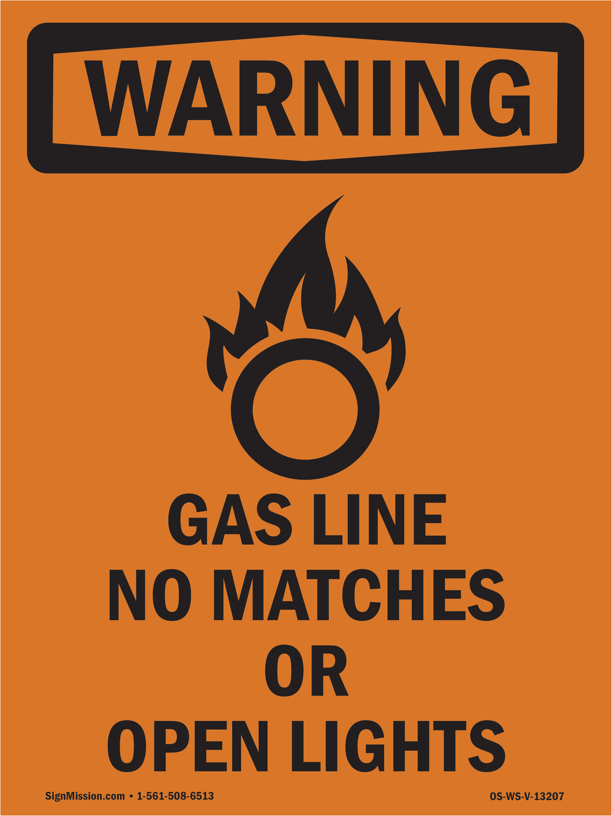 Gas Line No Matches Or Open Lights With Symbol