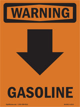Gasoline [Down Arrow] With Symbol