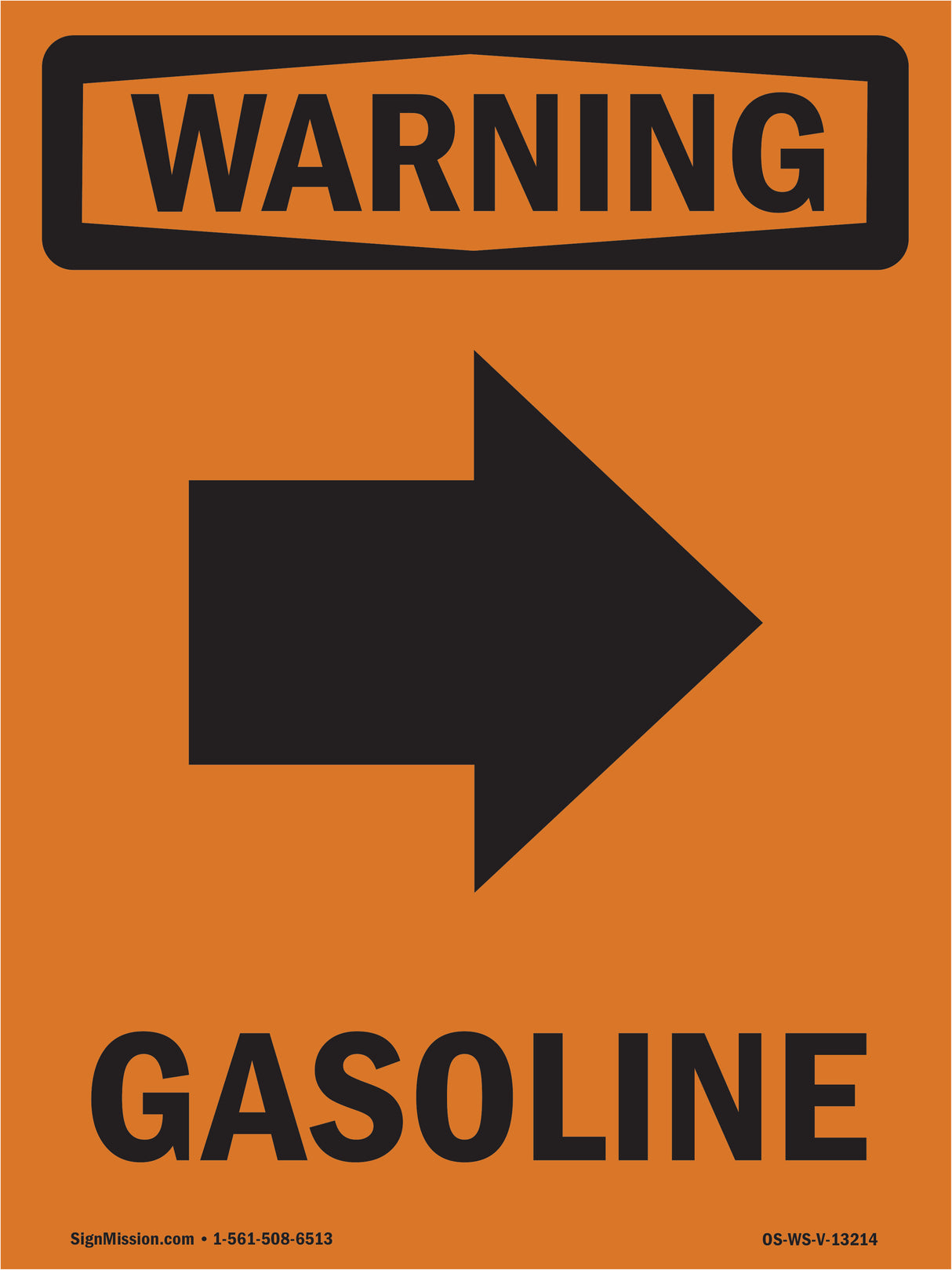 Gasoline [Right Arrow] With Symbol