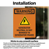 Generator Neutral Is Not Bonded With Symbol
