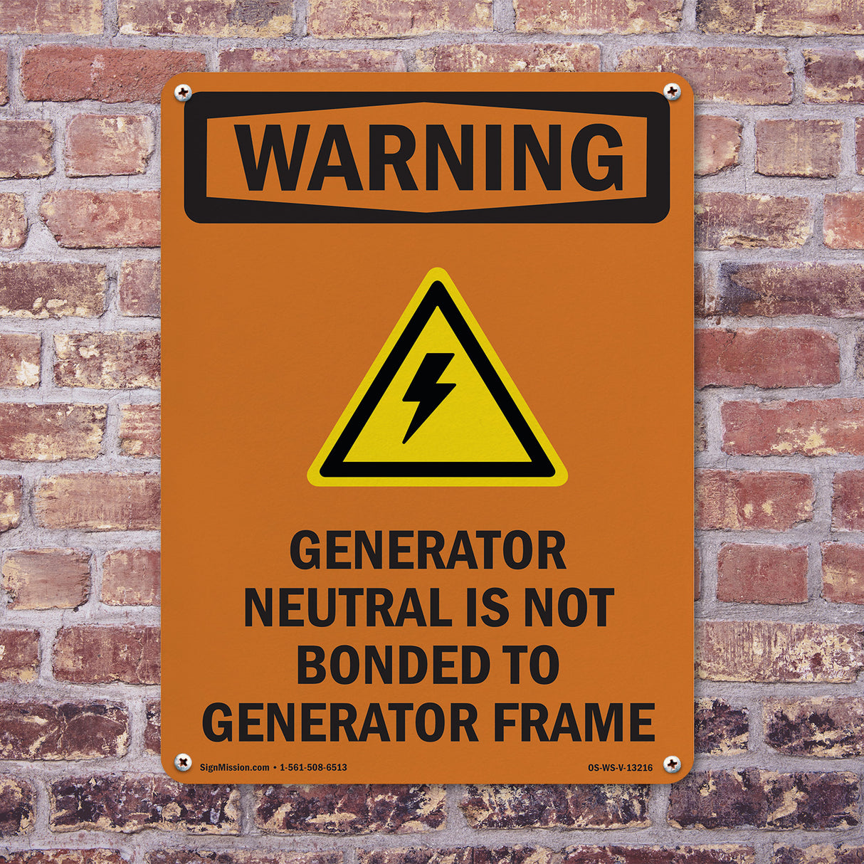 Generator Neutral Is Not Bonded With Symbol