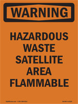 Hazardous Waste Satellite Area Flammable