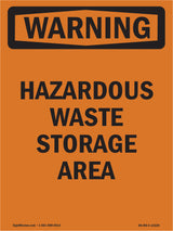Hazardous Waste Storage Area