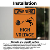 High Voltage With Symbol