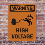 High Voltage With Symbol