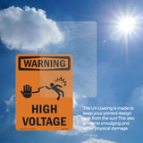 High Voltage With Symbol