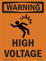 High Voltage With Symbol