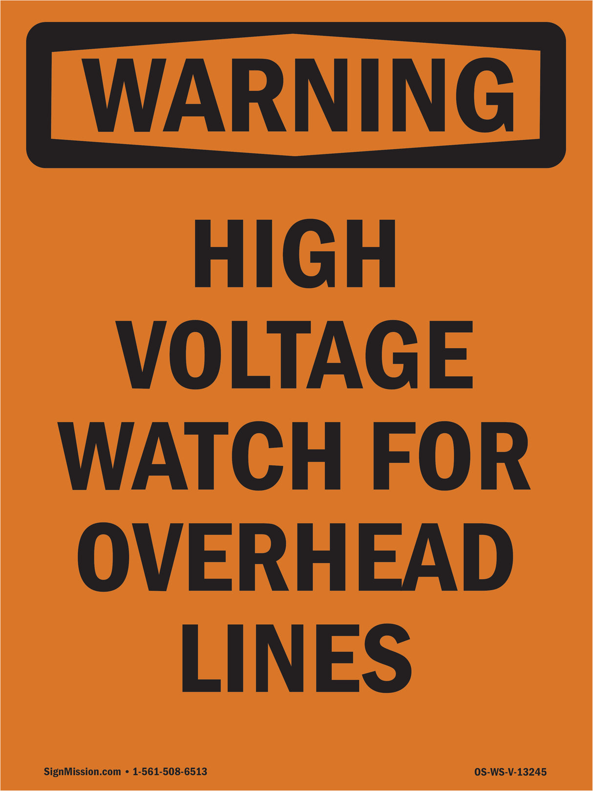 High Voltage Watch For Overhead Lines