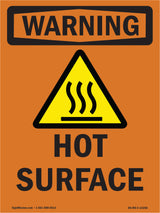 Hot Surface With Symbol