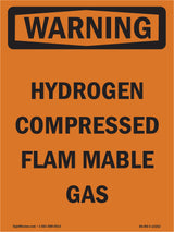 Hydrogen Compressed Flammable Gas