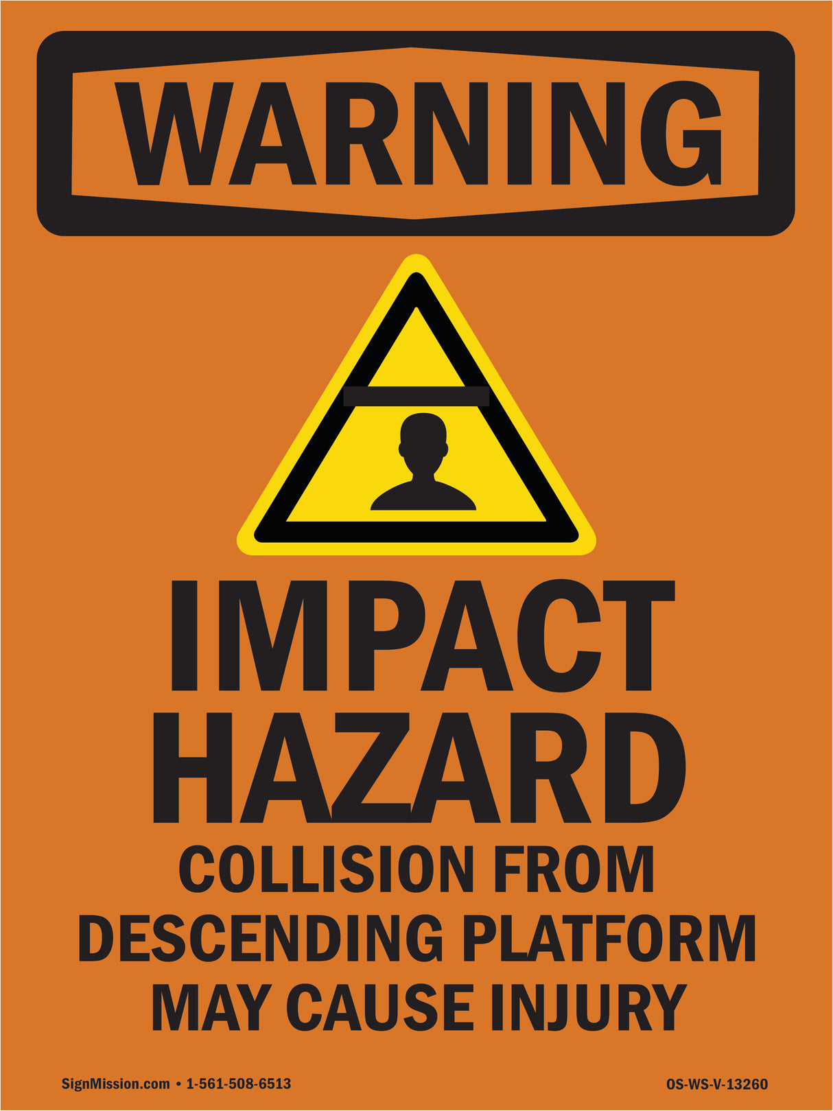 Impact Hazard Descending Platform