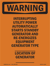 Interrupting Utility Power Automatically