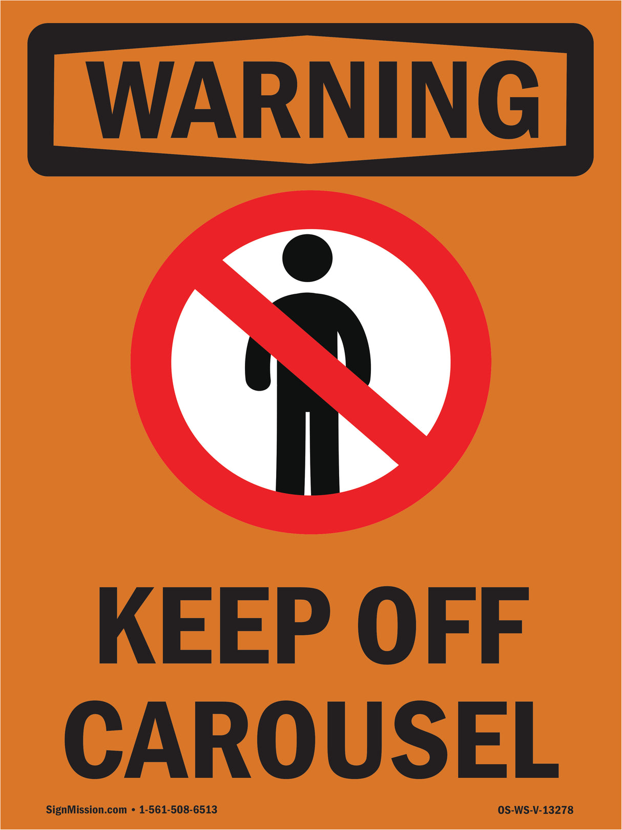 Keep Off Carousel With Symbol