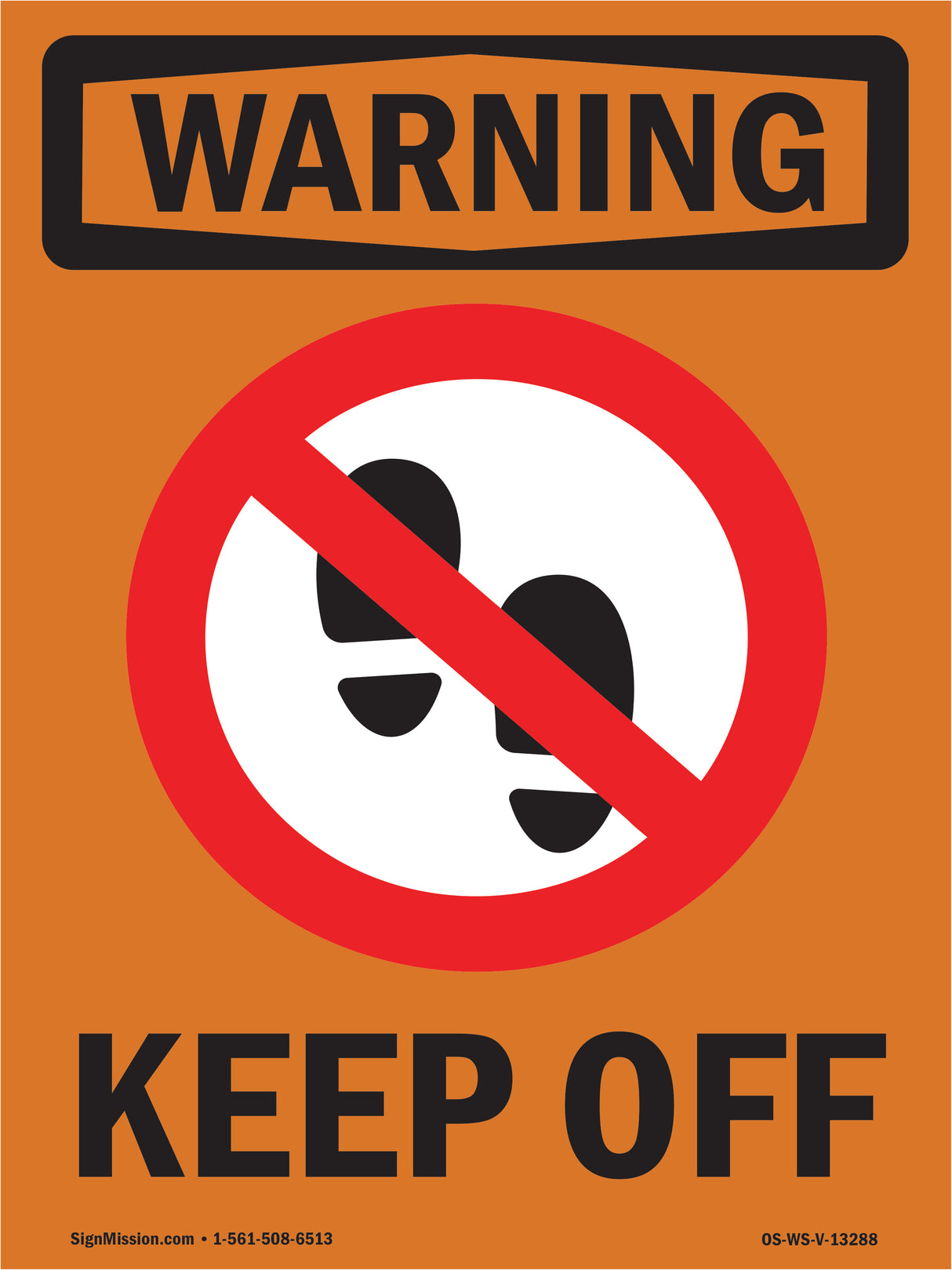 Keep Off With Symbol