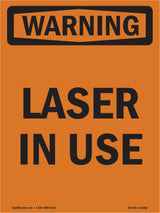 Laser In Use