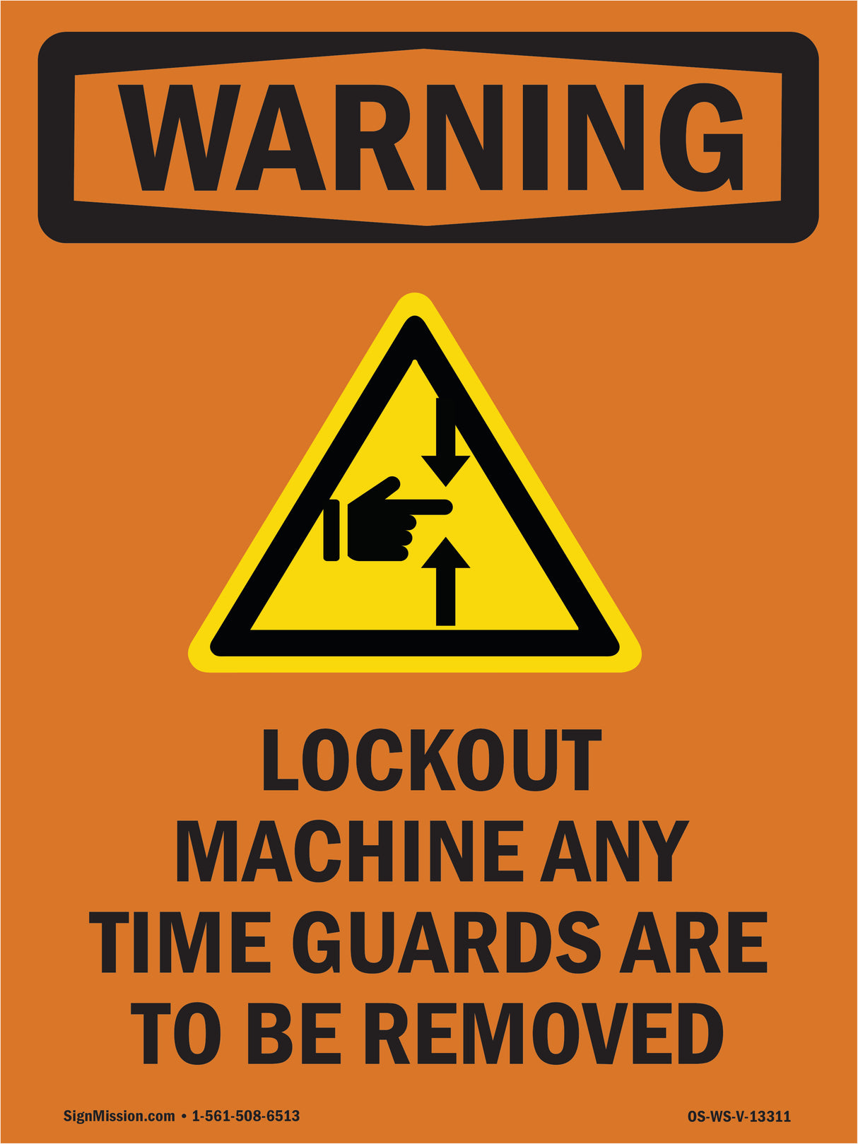 Lockout Machine Any Time Guards With Symbol