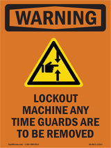 Lockout Machine Any Time Guards With Symbol