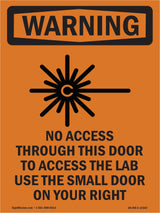 No Access Through This Door