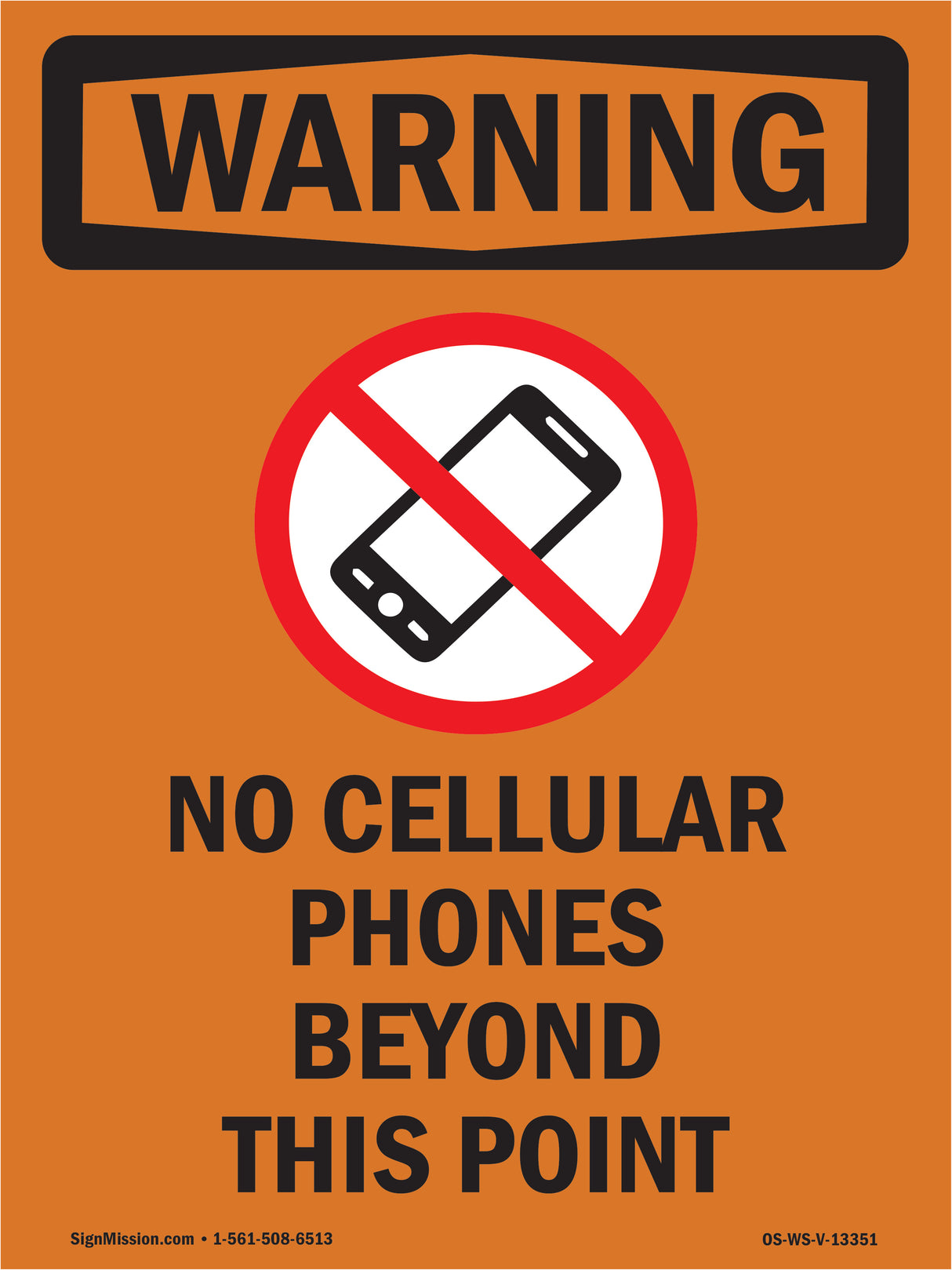 No Cellular Phones Beyond This Point