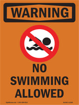 No Swimming Allowed