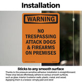 No Trespassing Attack Dogs & Firearms On Premises