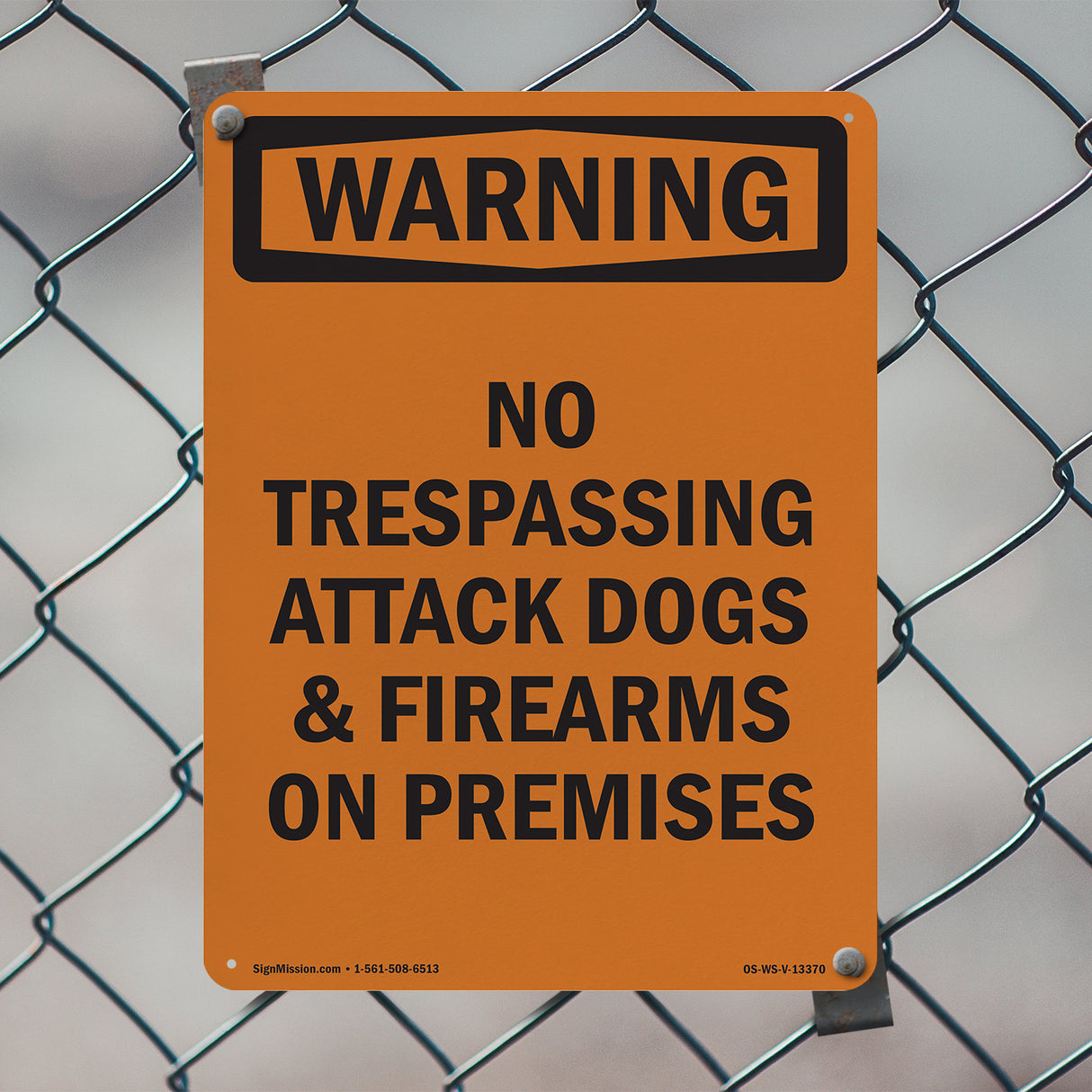 No Trespassing Attack Dogs & Firearms On Premises