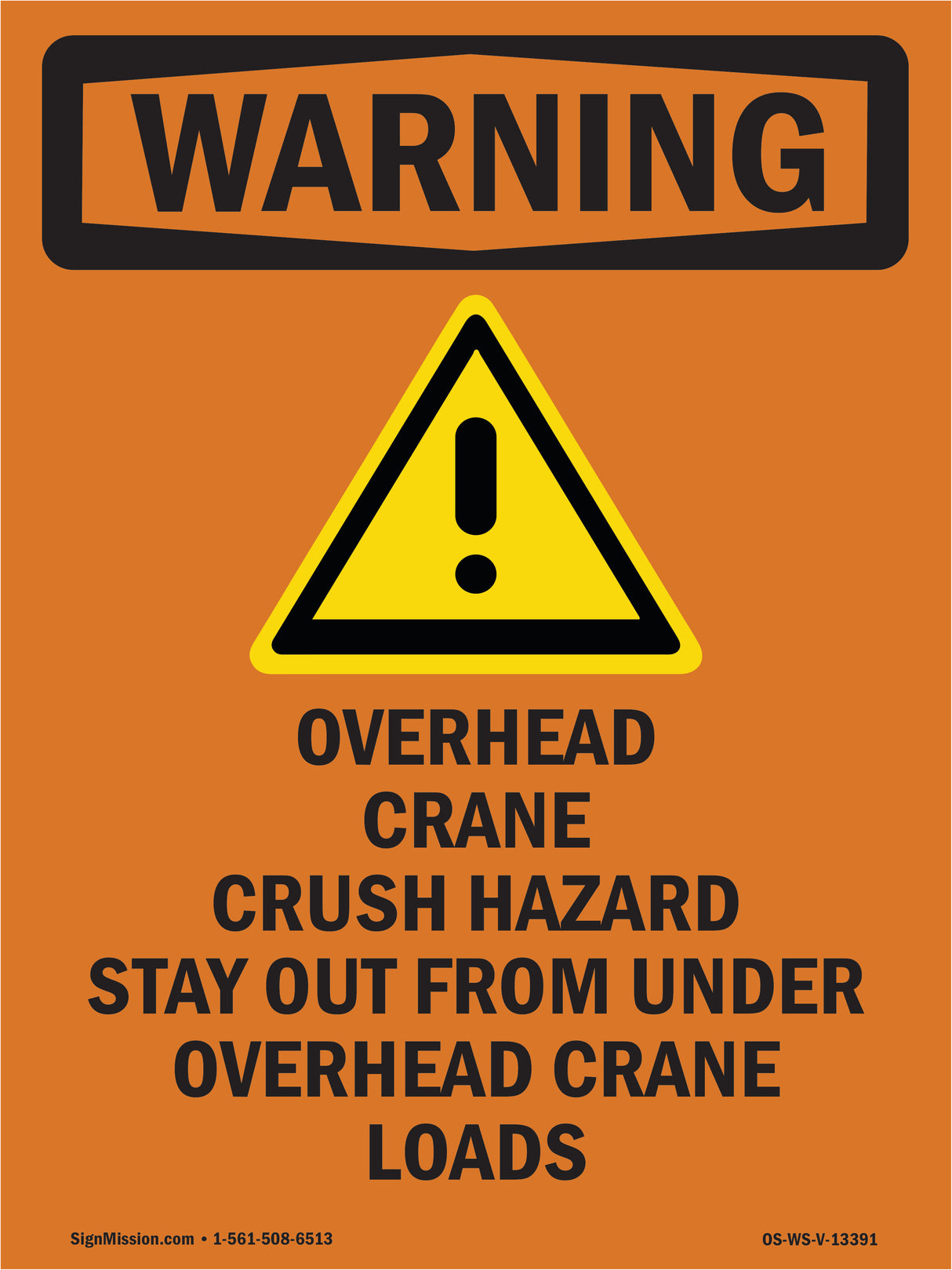 Overhead Crane Crush Hazard
