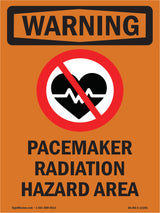 Pacemaker Radiation Hazard Area Bilingual