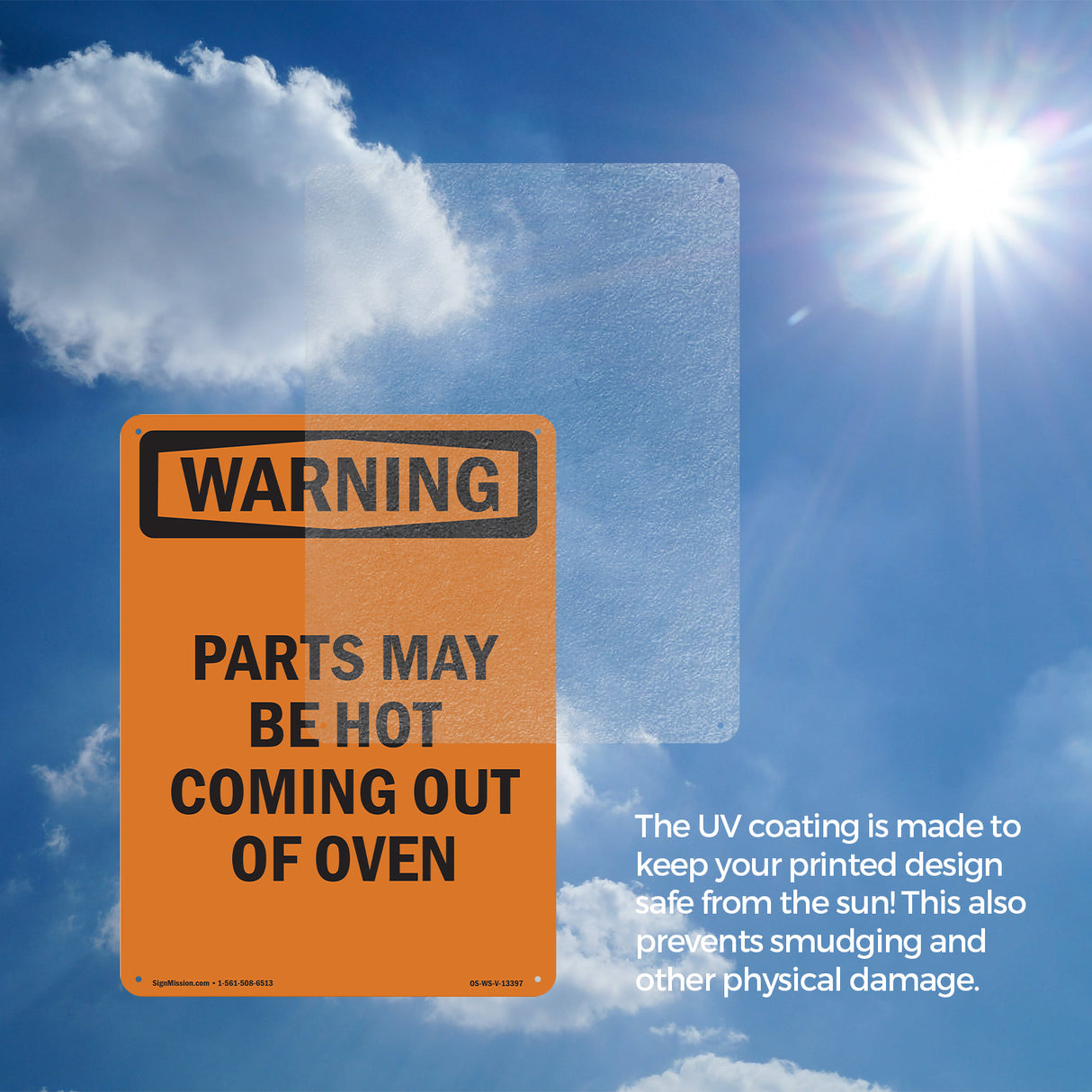 Parts May Be Hot Coming Out Of Oven