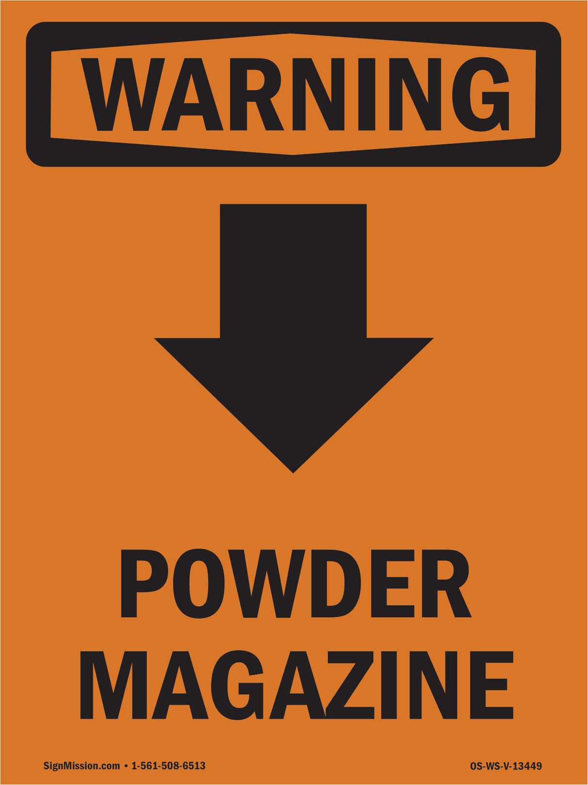 Powder Magazine [Down Arrow] With Symbol