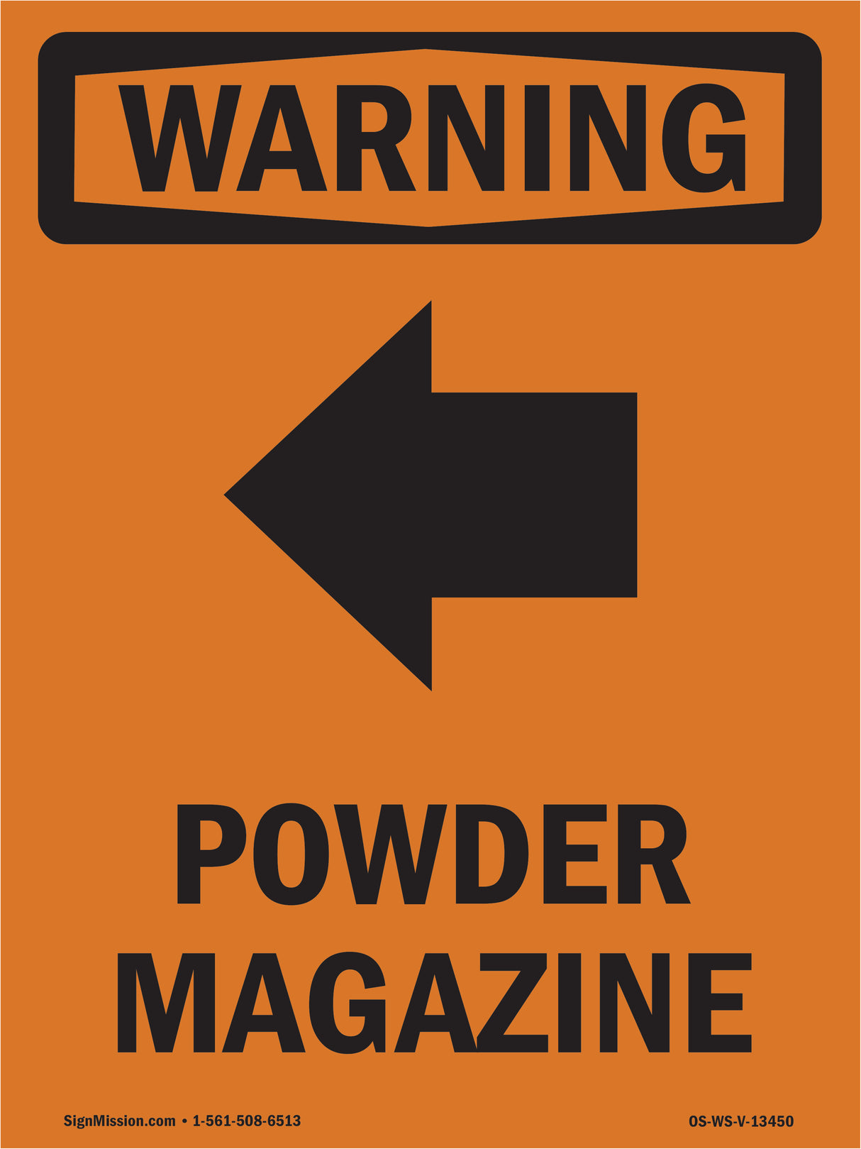 Powder Magazine [Left Arrow] With Symbol